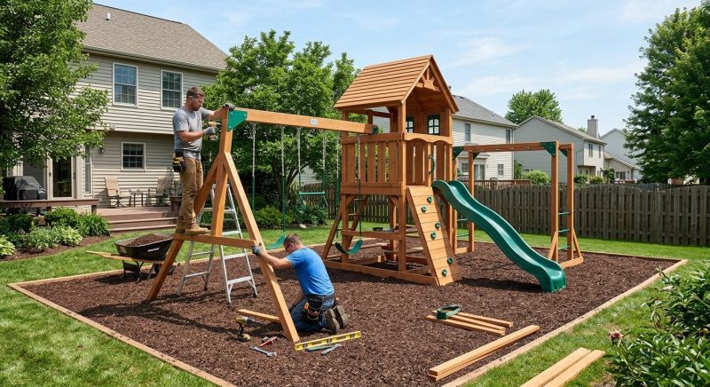 Playground Installation in Littleton, CO
