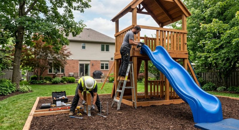 Sliding Board Installation in Olathe, KS