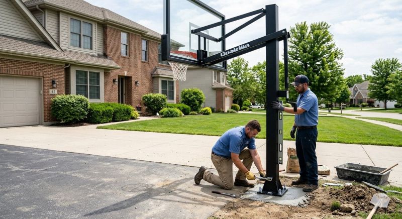 Basketball Goal Installation in Denver, CO