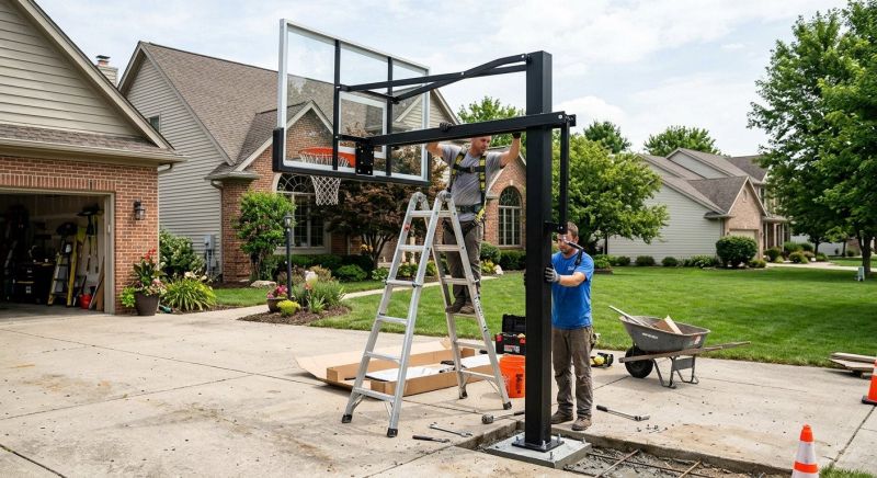Basketball Goal Installation in Olathe, KS
