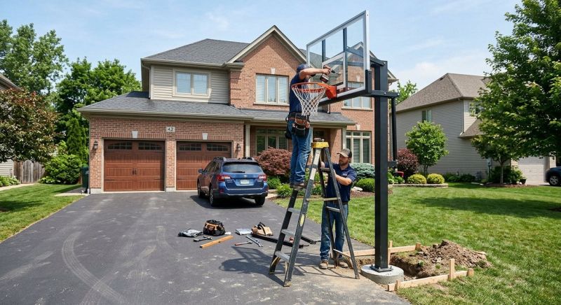 Basketball Goal Installation in Arvada, CO
