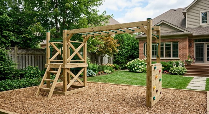 Jungle Gym Installation in Conroe, TX