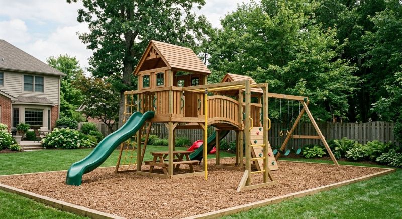 Jungle Gym Installation in Longmont, CO