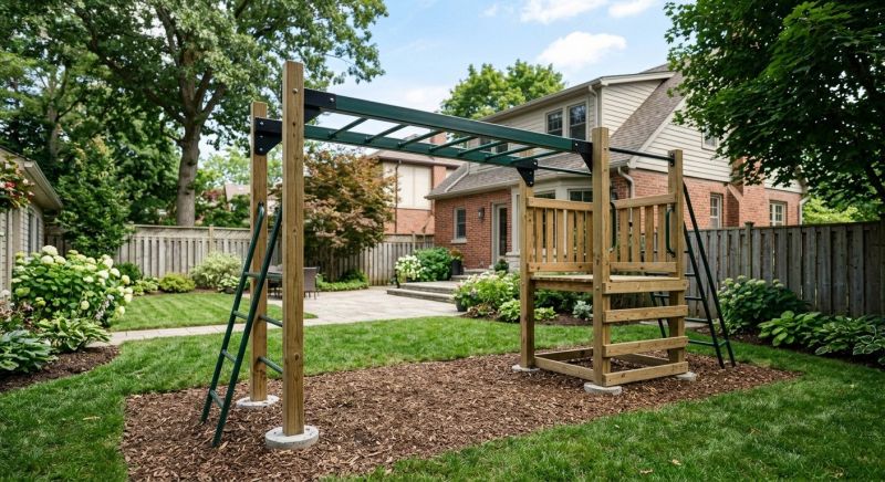 Monkey Bars Installation in Longmont, CO