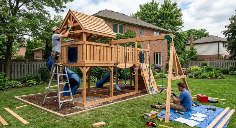 Play Set Installation in Overland Park, KS