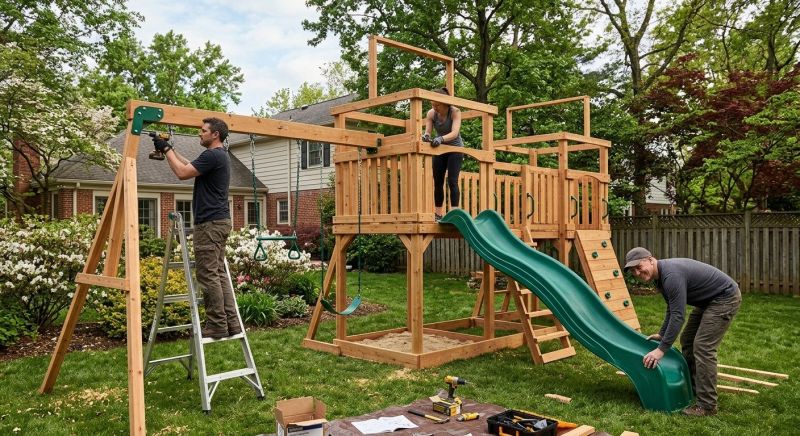 Playground Set Assembly in Kansas City, KS