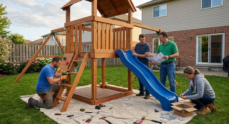 Playground Set Assembly in Olathe, KS