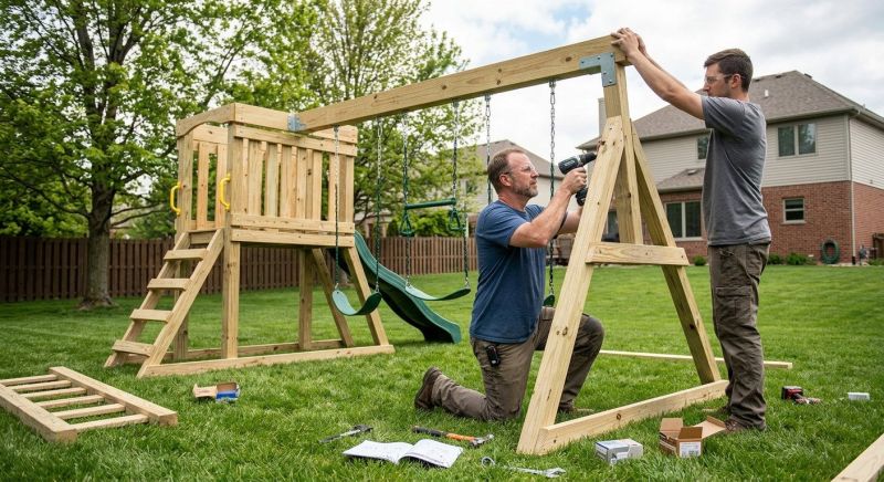 Playground Set Assembly in Alpharetta, GA
