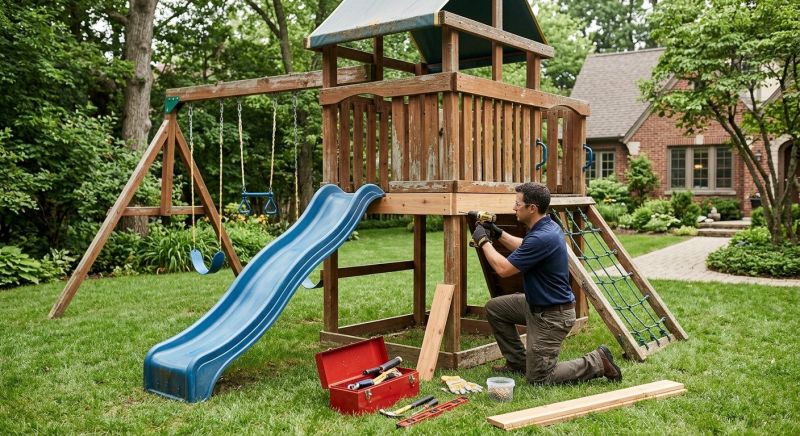Playset Repair in Longmont, CO
