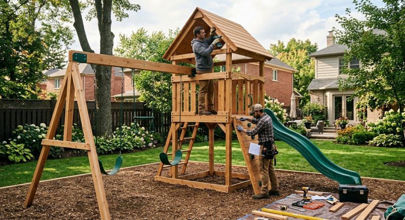 Sliding Board Installation in Denver, CO