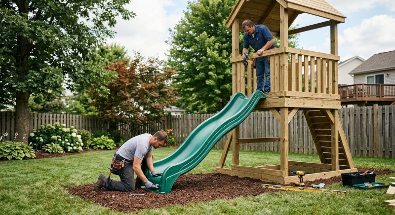 Sliding Board Installation in Olathe, KS