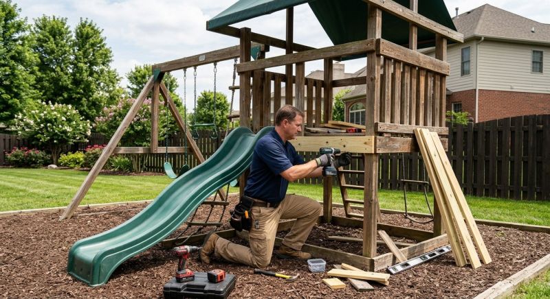 Swing Set Repair in Boulder, CO