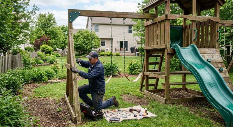Swing Set Repair in Overland Park, KS