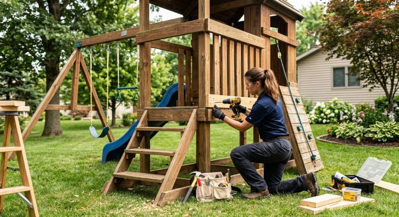 Swing Set Repair in Kansas City, KS
