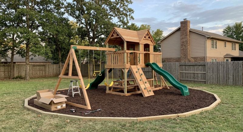 Wooden Playset Installation in Prescott Valley, AZ